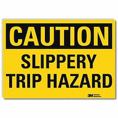 LYLE U41670RD14X10 Safety Sign 10 in x 14 in Reflective Sheeting