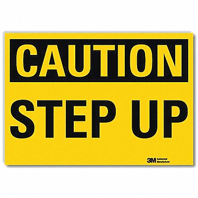 LYLE U41690RD14X10 Safety Sign 10 in x 14 in Reflective Sheeting