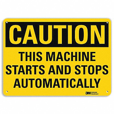 LYLE U41715RA10X7 Safety Sign 7 in x 10 in Aluminum