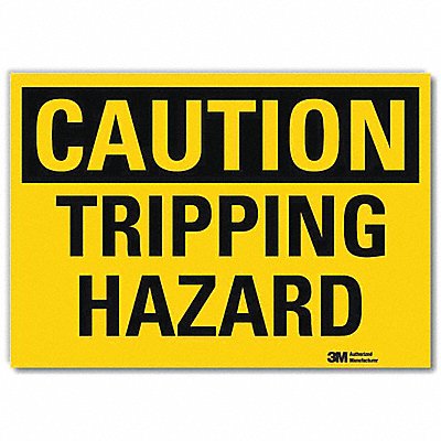 LYLE U41736RD14X10 Safety Sign 10 in x 14 in Reflective Sheeting