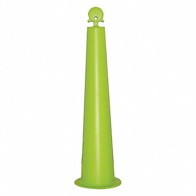 GRAINGER 0377042LP Channelizer Cone 42 in H Lime HDPE