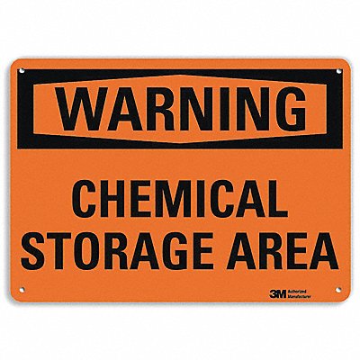 LYLE U61041NP14X10 Warning Sign 10 in x 14 in Plastic