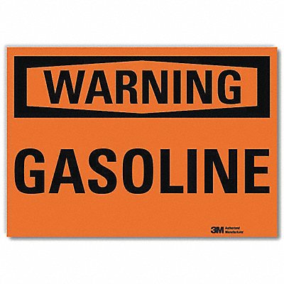 LYLE U61096RD14X10 Warning Sign 10x14in Reflective Sheeting