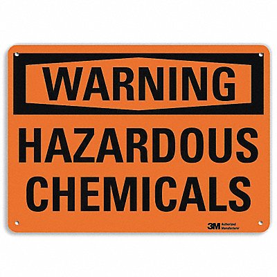 LYLE U61109NP14X10 Security Sign 10 in x 14 in Plastic
