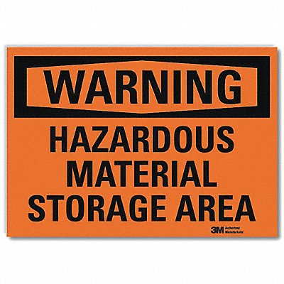 LYLE U61110RD7X5 Security Sign 5inx7inReflective Sheeting