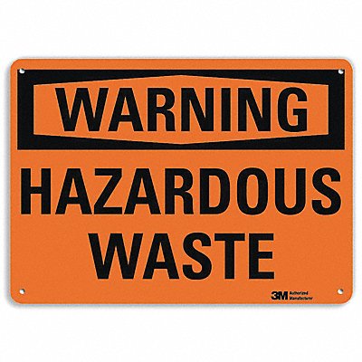 LYLE U61111NP10X7 Security Sign 7 in x 10 in Plastic