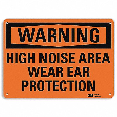 LYLE U61117NP14X10 Security Sign 10 in x 14 in Plastic