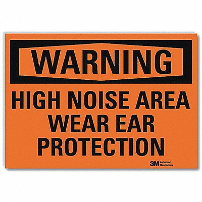 LYLE U61117RD14X10 Security Sign 10in x 14in Reflective Sheeting