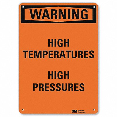 LYLE U61118RA10X14 Danger Sign 7 in x 10 in Aluminum