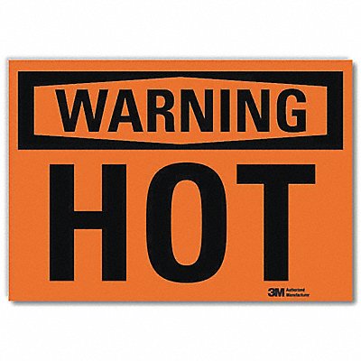 LYLE U61122RD10X7 Security Sign 7x10in Reflective Sheeting