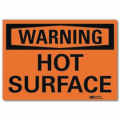LYLE U61124RD10X7 Security Sign 7x10in Reflective Sheeting