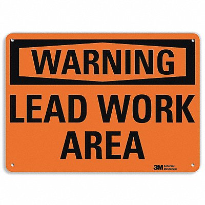 LYLE U61146NA10x7 Danger Sign 7 in x 10 in Aluminum