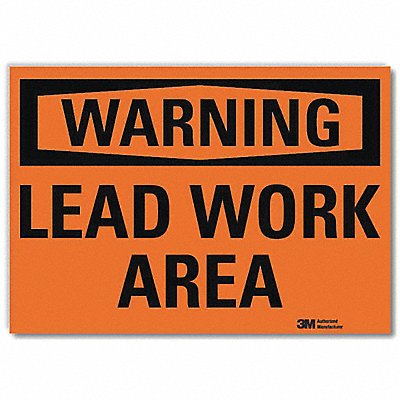 LYLE U61146RD14X10 Security Sign 10in x 14in Reflective Sheeting