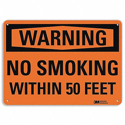 LYLE U61175NP10X7 Security Sign 7 inx10 in Plastic