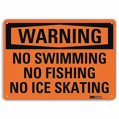 LYLE U61177NP10X7 Security Sign 7 in x 10 in Plastic