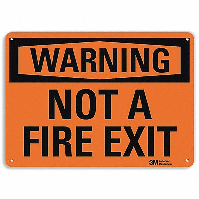 LYLE U61186NA10x7 Danger Sign 7 in x 10 in Aluminum