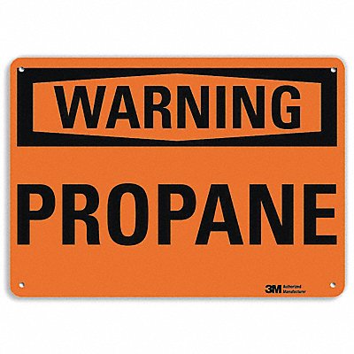 LYLE U61207NP10X7 Security Sign 7 in x 10 in Plastic