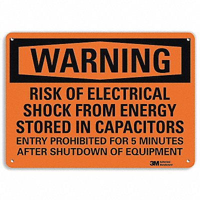 LYLE U61217NA10x7 Danger Sign 7 in x 10 in Aluminum