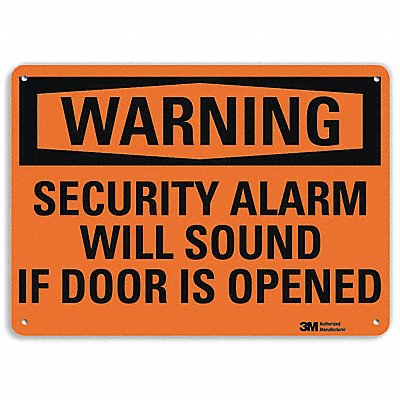 LYLE U61219NA10x7 Danger Sign 7 in x 10 in Aluminum