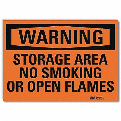LYLE U61229RD14X10 Security Sign 10in x 14in Reflective Sheeting