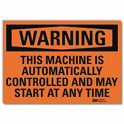 LYLE U61249RD10X7 Security Sign 7in x 10in Reflective Sheeting