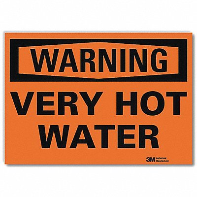 LYLE U61264RD14X10 Security Sign 10in x 14in Reflective Sheeting