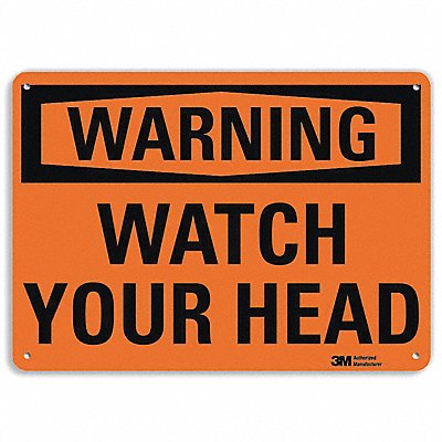 LYLE U61268NP14X10 Security Sign 10 in x 14 in Plastic