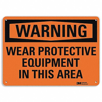 LYLE U61274NA10x7 Danger Sign 7 in x 10 in Aluminum