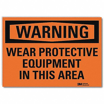 LYLE U61274RD14X10 Security Sign 10in x 14in Reflective Sheeting