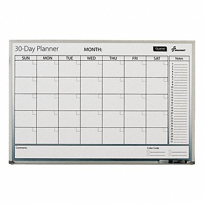 ABILITY ONE 7520010000000 Planning Board Dry-Erase 36inWx24inH