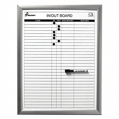 ABILITY ONE 7520010000000 In/Out Board 11inWx14inH Wht
