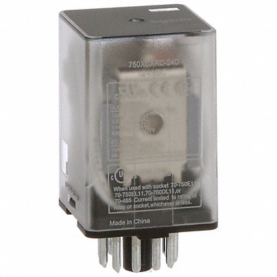SCHNEIDER 750XCXRC24D J2411 General Purpose Relay 24VDC 10A 11Pins