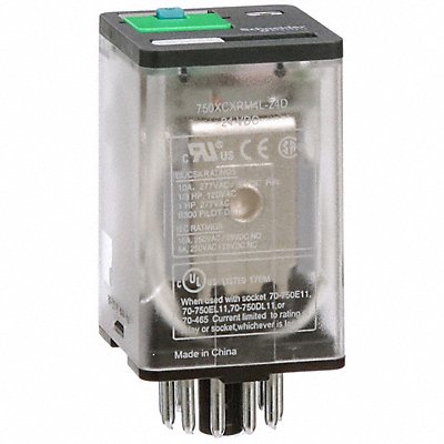 SCHNEIDER 750XCXRM4L24D J2412 General Purpose Relay 24VDC 10A 11Pins