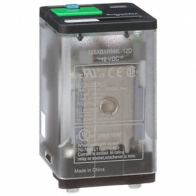 SCHNEIDER 788XBXRM4L12D J2415 General Purpose Relay 12VDC 10A 8Pins