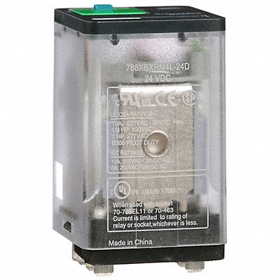 SCHNEIDER 788XBXRM4L24D J2415 General Purpose Relay 24VDC 10A 8Pins