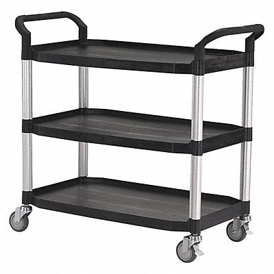 GRAINGER 35KT27 Utility Cart Black 39-3/4 in.H