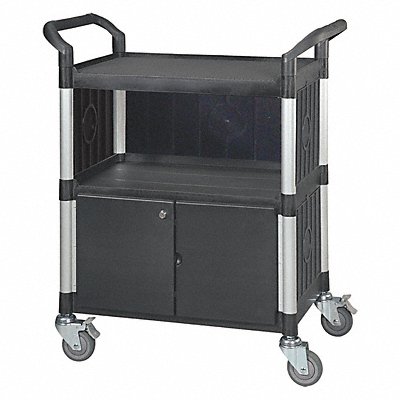 GRAINGER 35KT33 Enclosed Cart 34.25 Fiberglass/Plastic