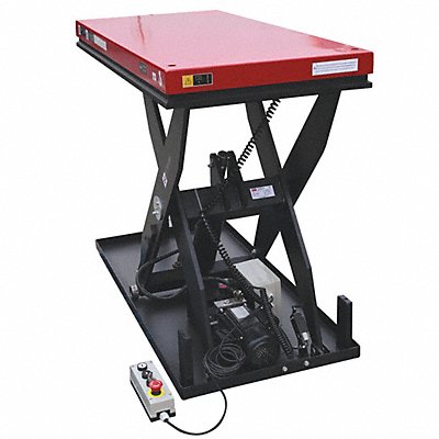 DAYTON 60NH59 Scissor Lift Table 1500 lb Load Capacity