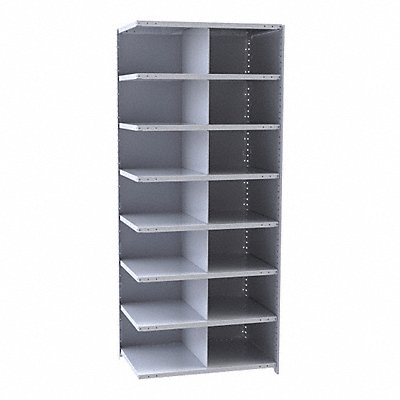 HALLOWELL A552524HG Additional Metal Bin Shelving 24inx84inx36in #Cmpmt 14