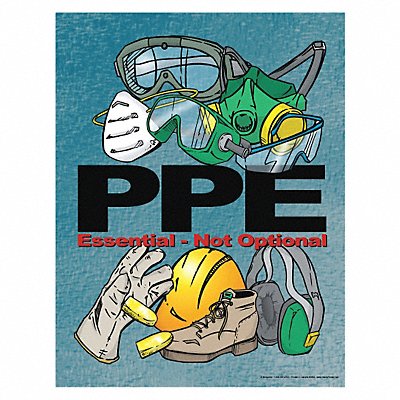 SAFETYPOSTER.COM P3034 Safety Poster 22 in x 17 in Paper