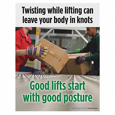 SAFETYPOSTER.COM P4782 Safety Poster 22 in x 17 in Paper