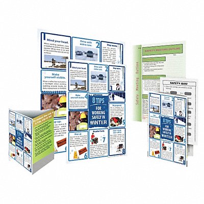 SAFETYPOSTER.COM P4760SAFEKIT Safe System Kit Eight Tips For Wrkng ENG