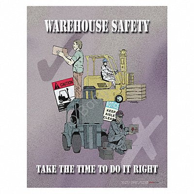 SAFETYPOSTER.COM P2223 Safety Poster 22 in x 17 in Paper
