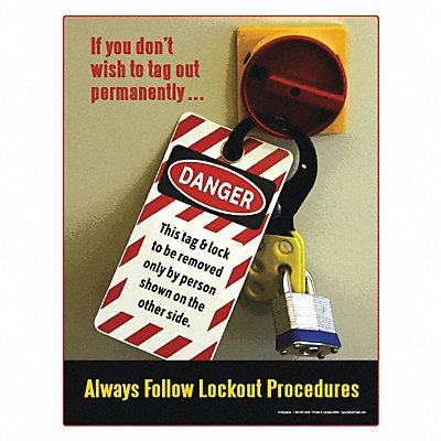 SAFETYPOSTER.COM P4659 Safety Poster 22 in x 17 in Paper