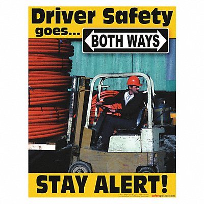 SAFETYPOSTER.COM P4205 Safety Poster 22 in x 17 in Paper