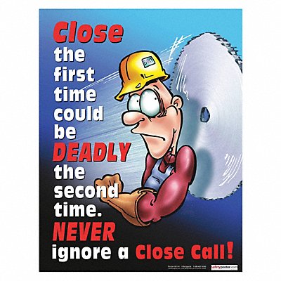 SAFETYPOSTER.COM P3019 Safety Poster 22 in x 17 in Paper