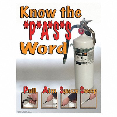 SAFETYPOSTER.COM SW0198 Safety Poster 22 in x 17 in Paper