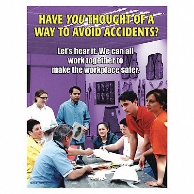 SAFETYPOSTER.COM SW0138 Safety Poster 22 in x 17 in Paper