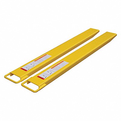 GRAINGER 35LU28 Fork Extension Yellow 3 000 lb 4 W PK2