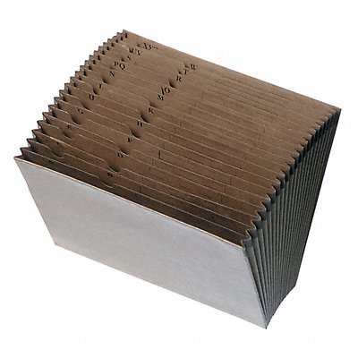 SKILCRAFT 7520000000000 Expanding File A-Z Brown